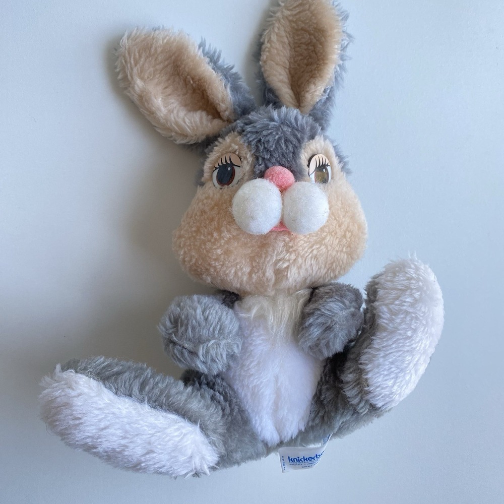 Vintage Walt Disney's Bambi 10" Thumper Knickerbocker Plush‎ Doll Bunny Rabbit